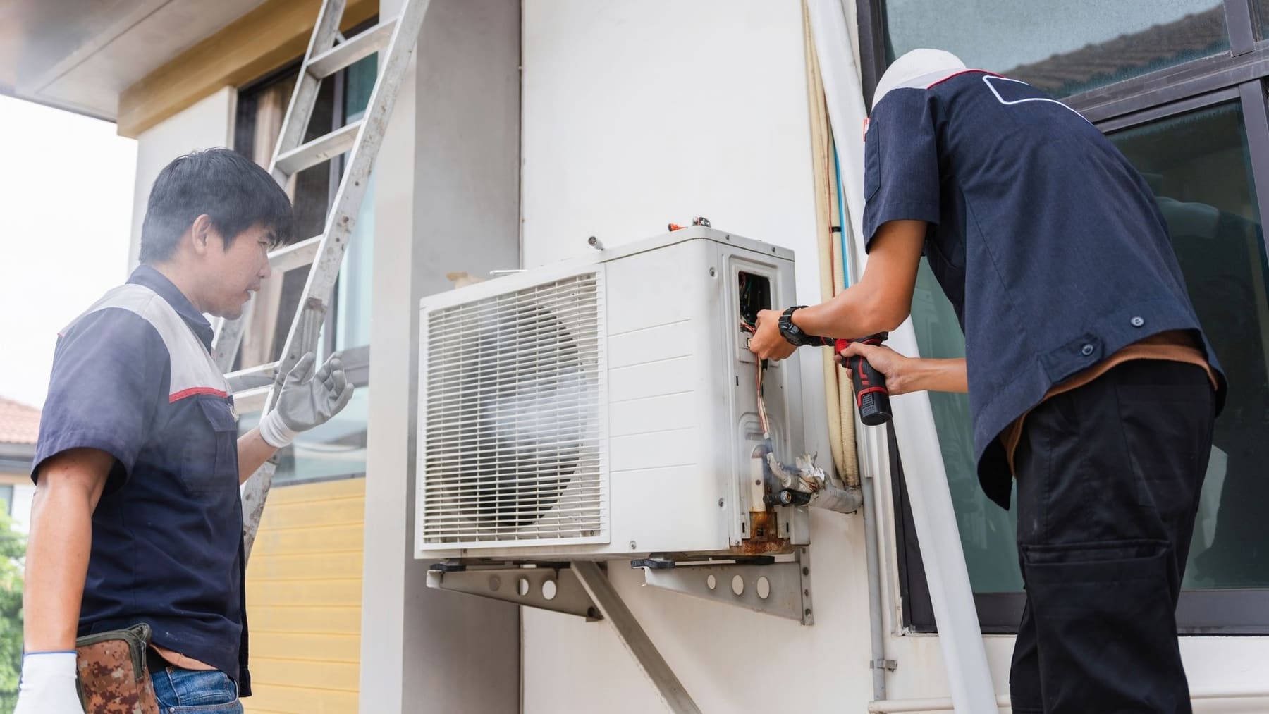 Air Works Heating and Cooling service vehicle in Phoenix Metro Area
